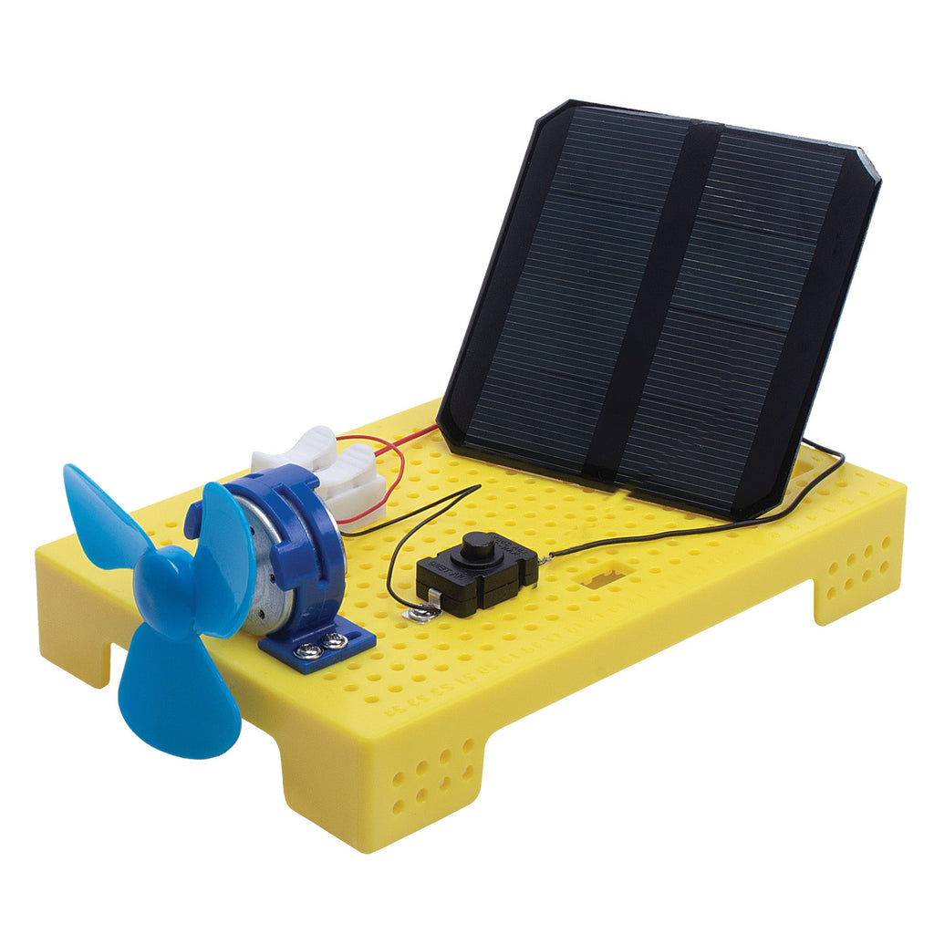 DIY STEM Learning Kit Build Your Own Solar Powered Fan 1 BOX