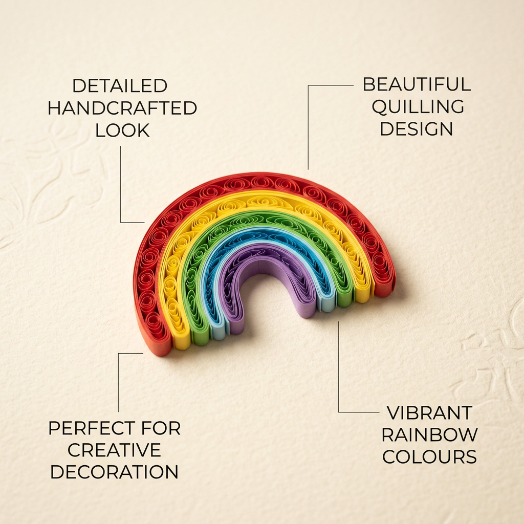 DIY Paper Quilling Kit Amazing Rainbow