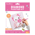 5D Diamond Painting Kit Cat 15 X 15cm 1pc