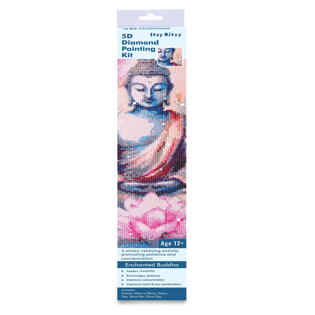 5D Diamond Painting Kit Enchanted Buddha 40 X 50 cm 1pc Acetate Box