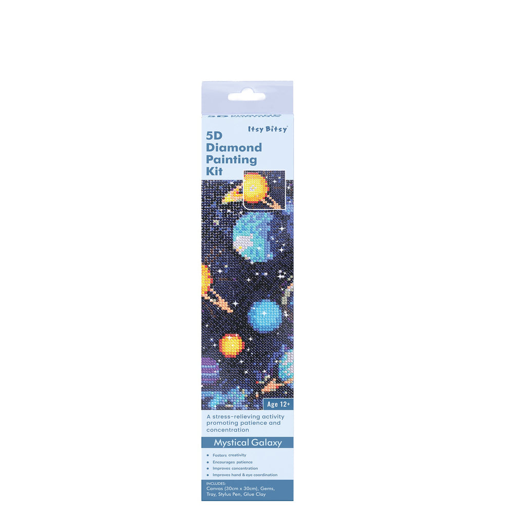 5D Diamond Painting Kit Mystic Galaxy 30 X 30cm 1pc Acetate Box