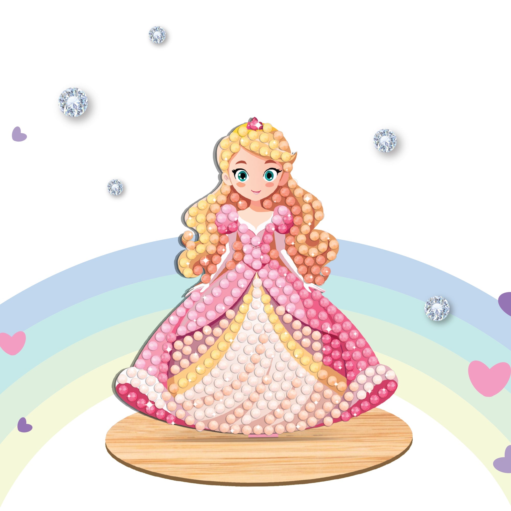 Diamond Painting Table Decor Princess 9.7 X 11cm 1pc Box