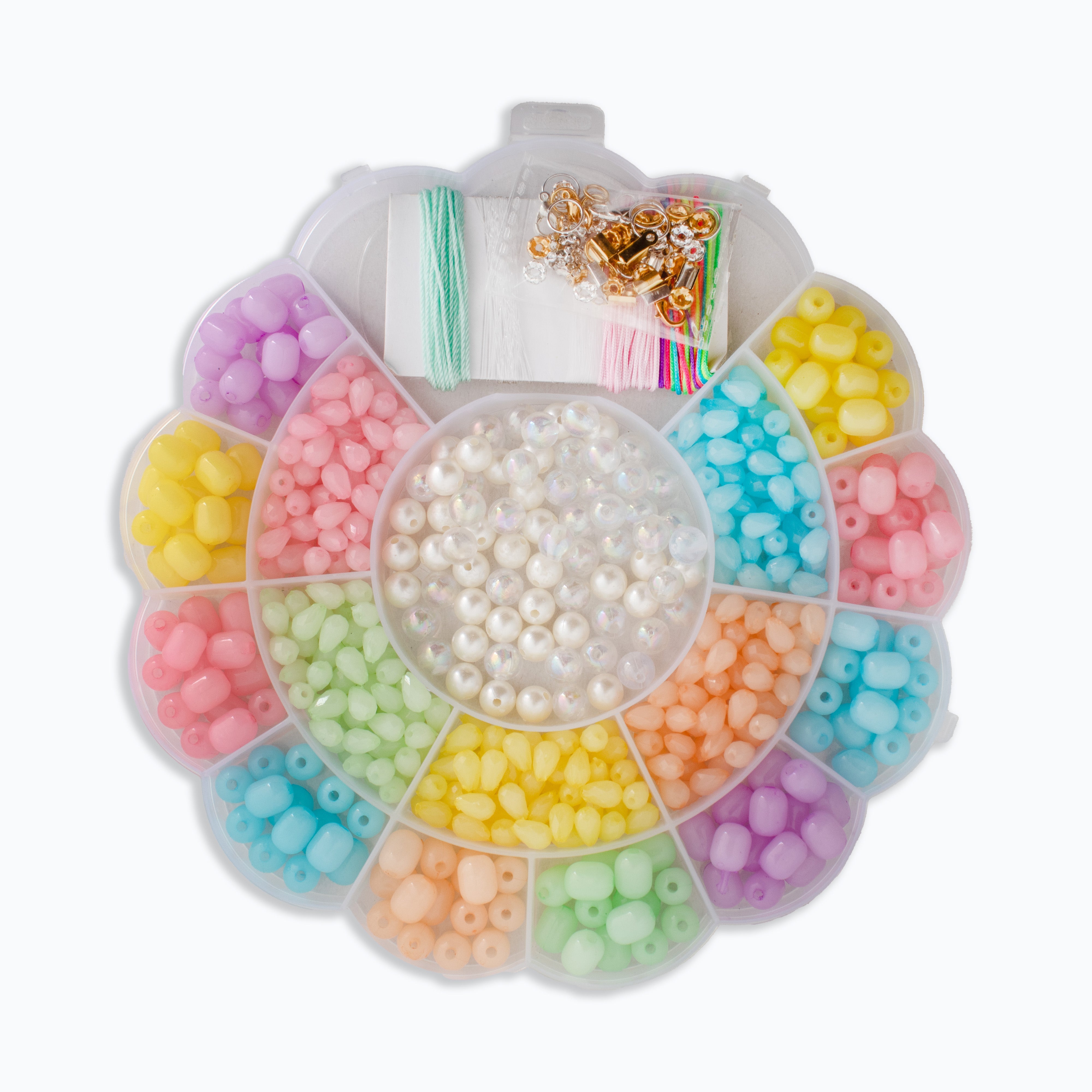 My Beads Studio Jewellery Making Kit Pastel Gallery 17.5 X 17.5 cm 1 Box