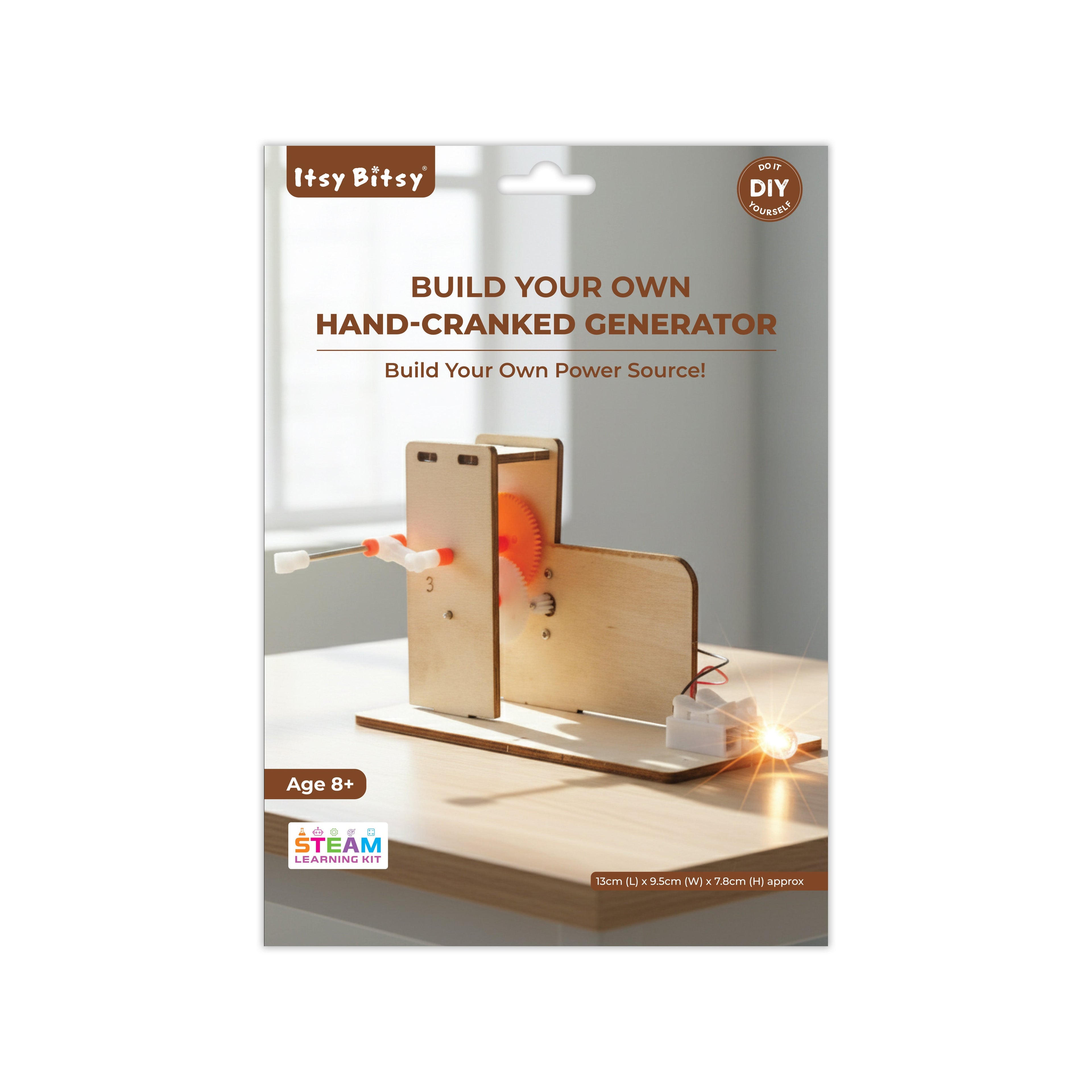 DIY Build Your Own Hand-cranked Generator