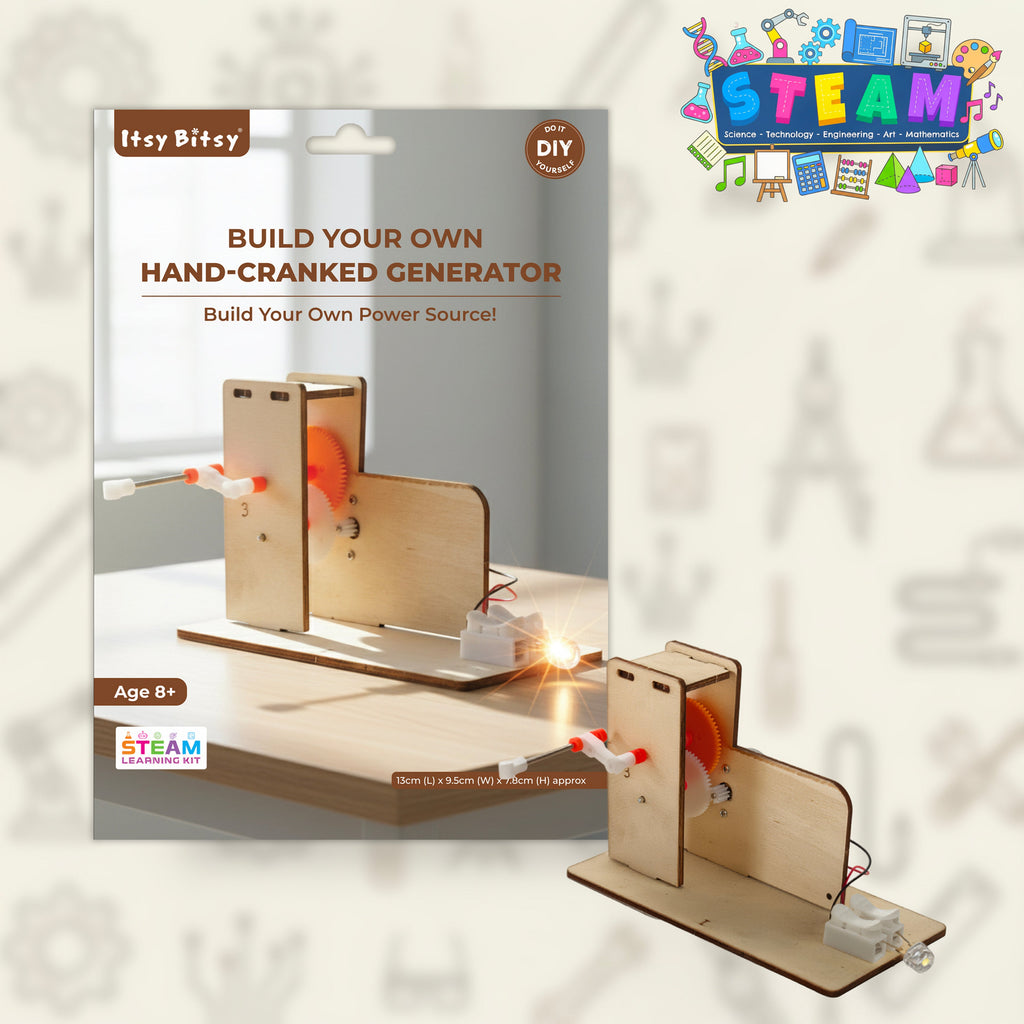 DIY Build Your Own Hand-cranked Generator
