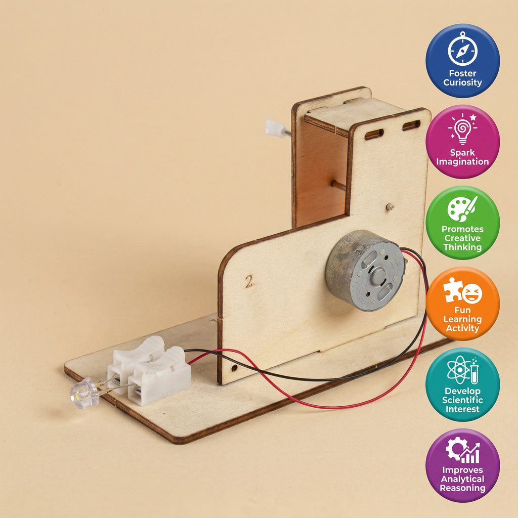 DIY Build Your Own Hand-cranked Generator