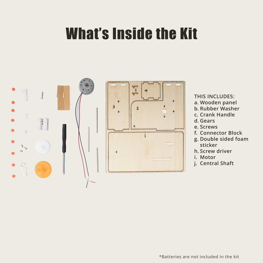 DIY Build Your Own Hand-cranked Generator