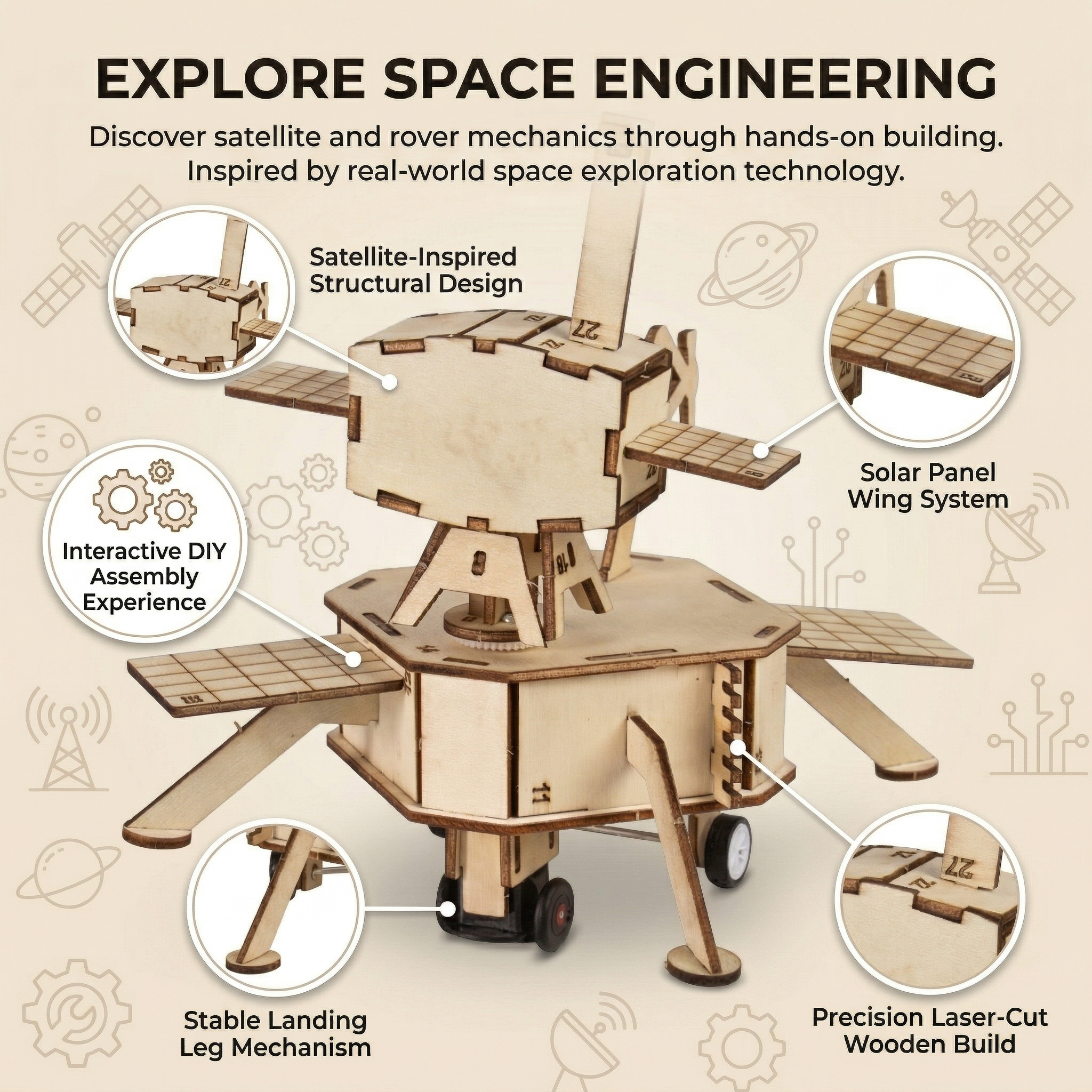 DIY Build Your Own Chang'e -5 Probe - Space Rover