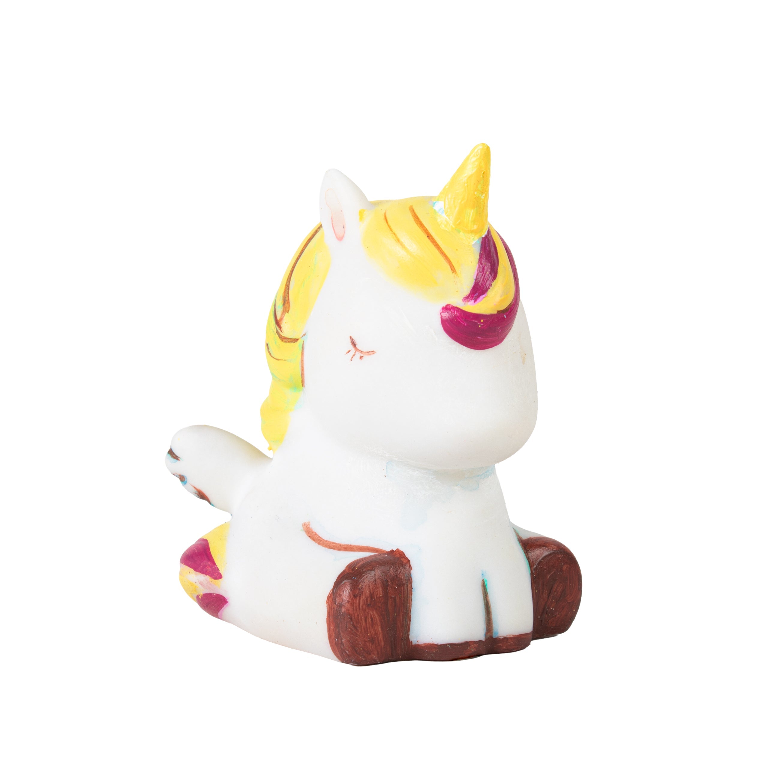 Paint And Play Create Your Own 3D Table Decor with Acrylic Paint and Brush Unicorn 1pc