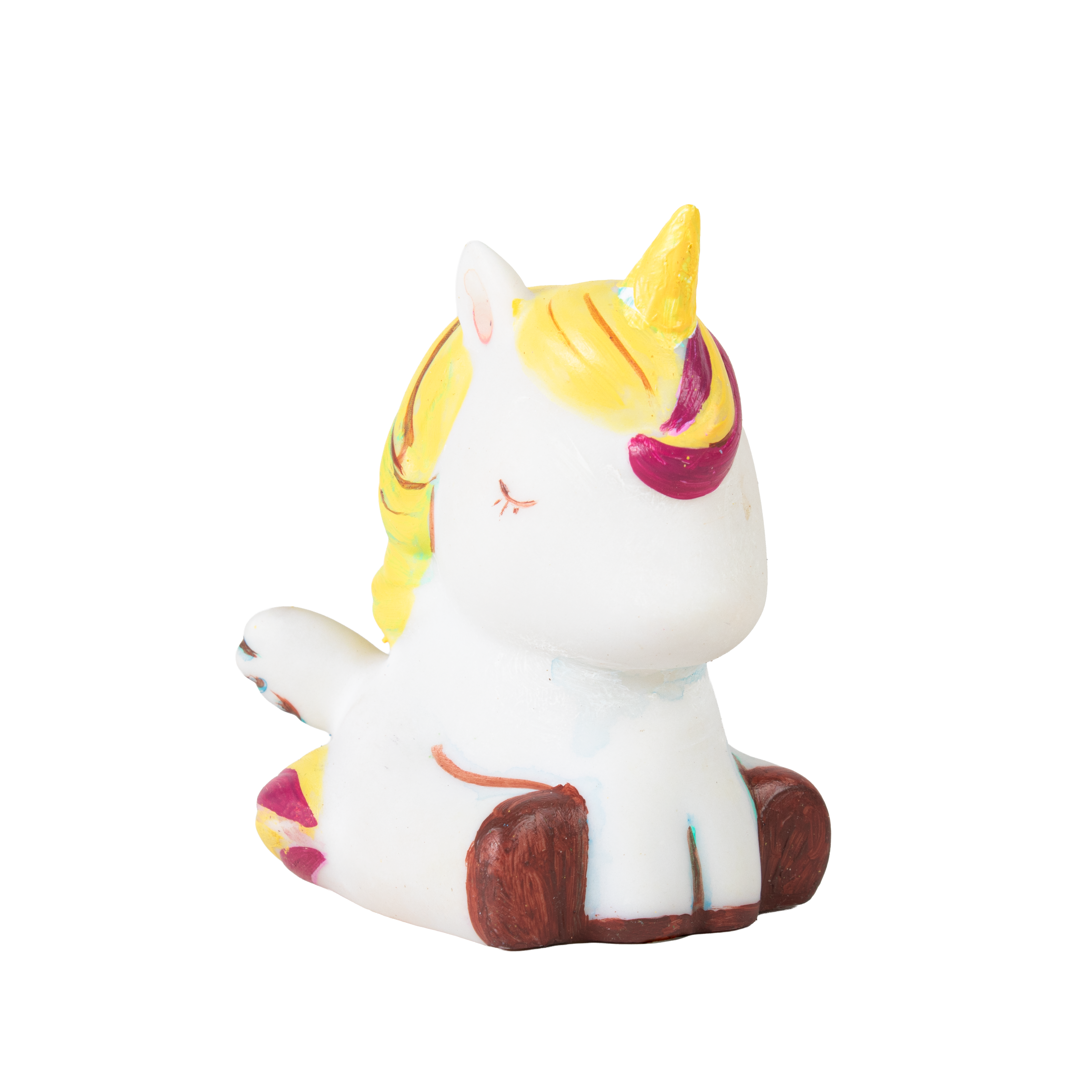 Paint And Play Create Your Own 3D Table Decor with Acrylic Paint and Brush Unicorn 1pc