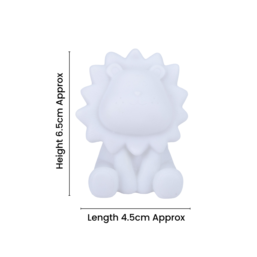 Paint And Play Create Your Own 3D Table Decor with Acrylic Paint and Brush Lion 1pc