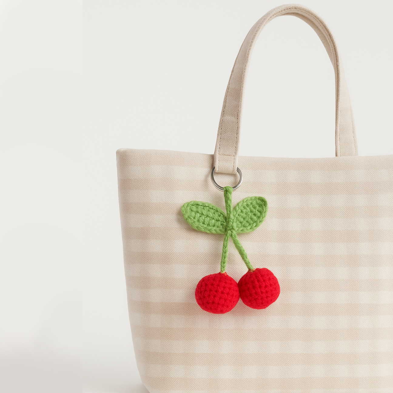 DIY Crochet Cherry Charms Makes 4 Box