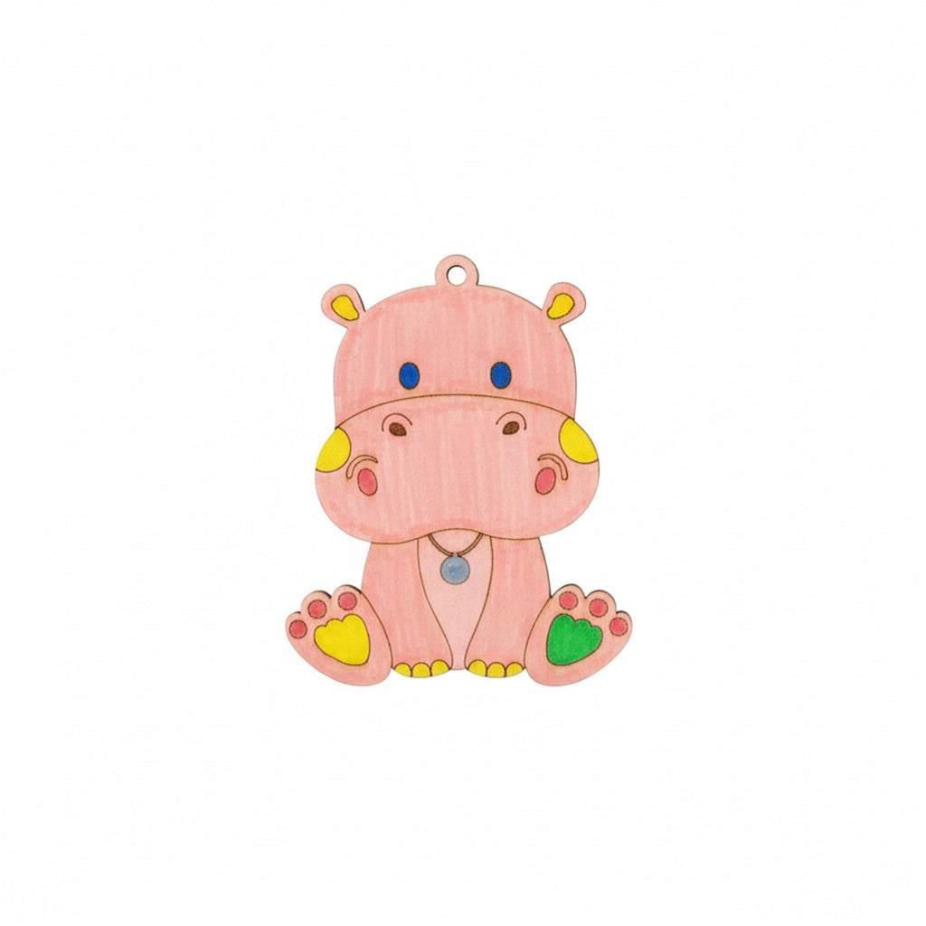 DIY MDF Hanging with sketch Hippo