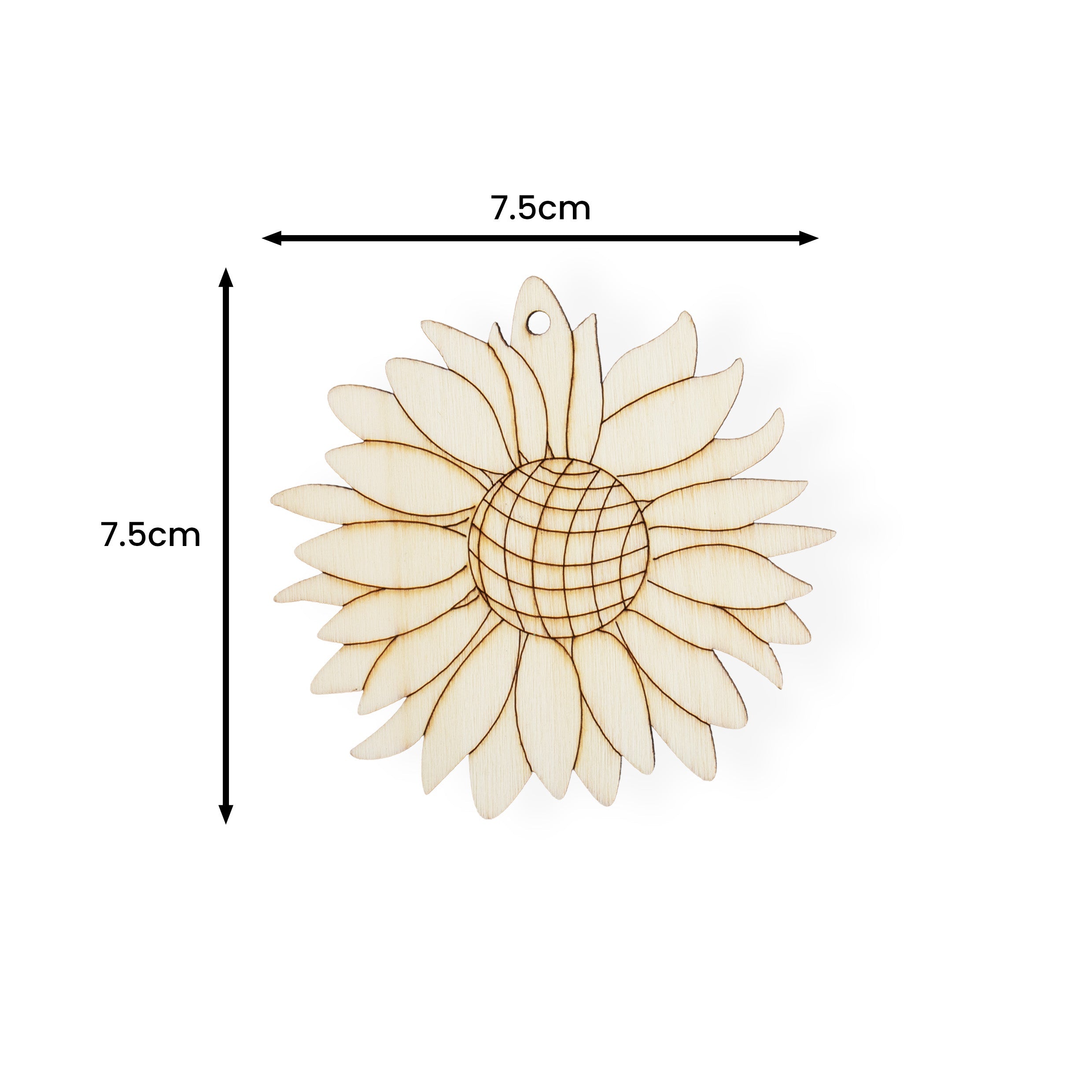 DIY MDF Hanging with sketch flower
