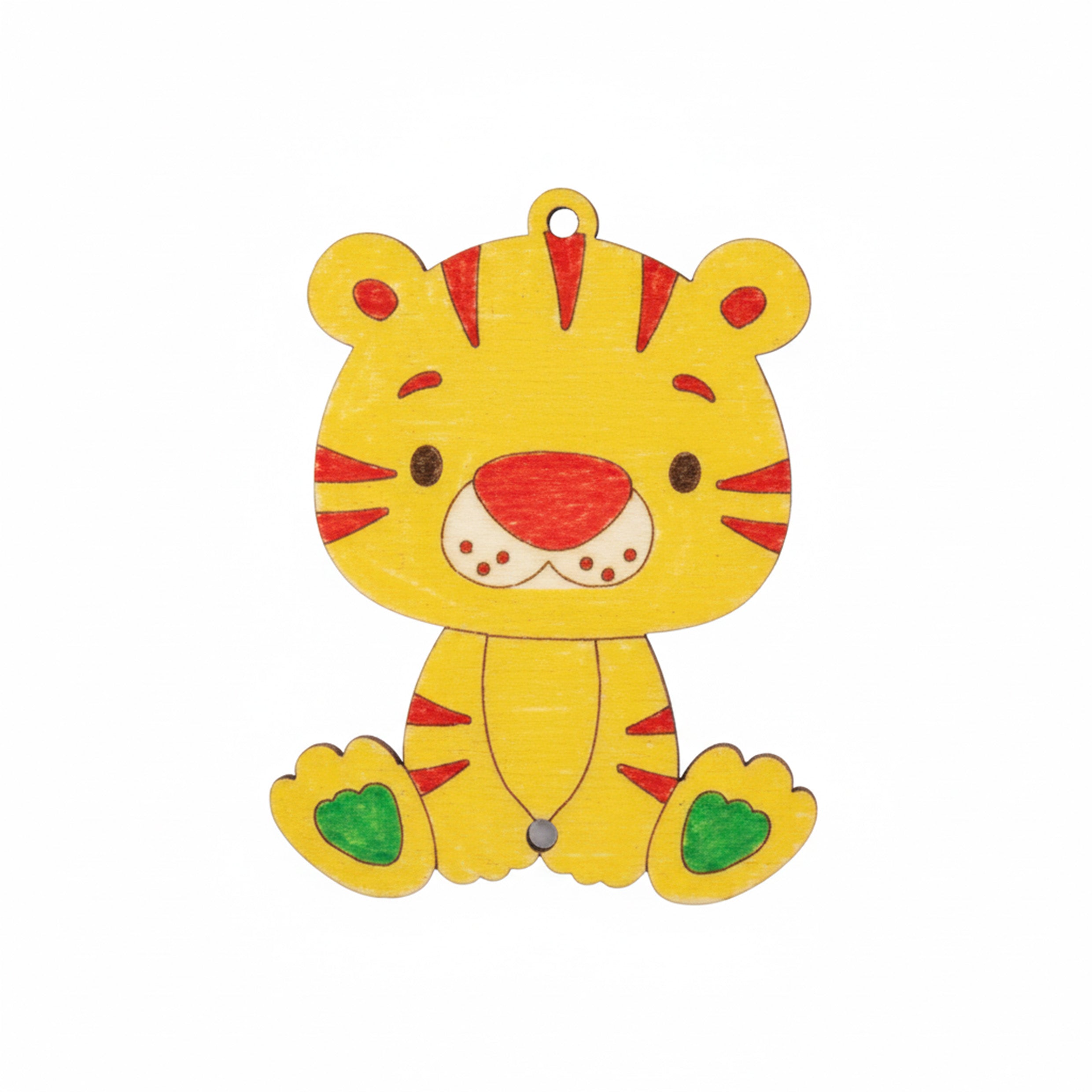 DIY MDF Hanging with sketch Tiger