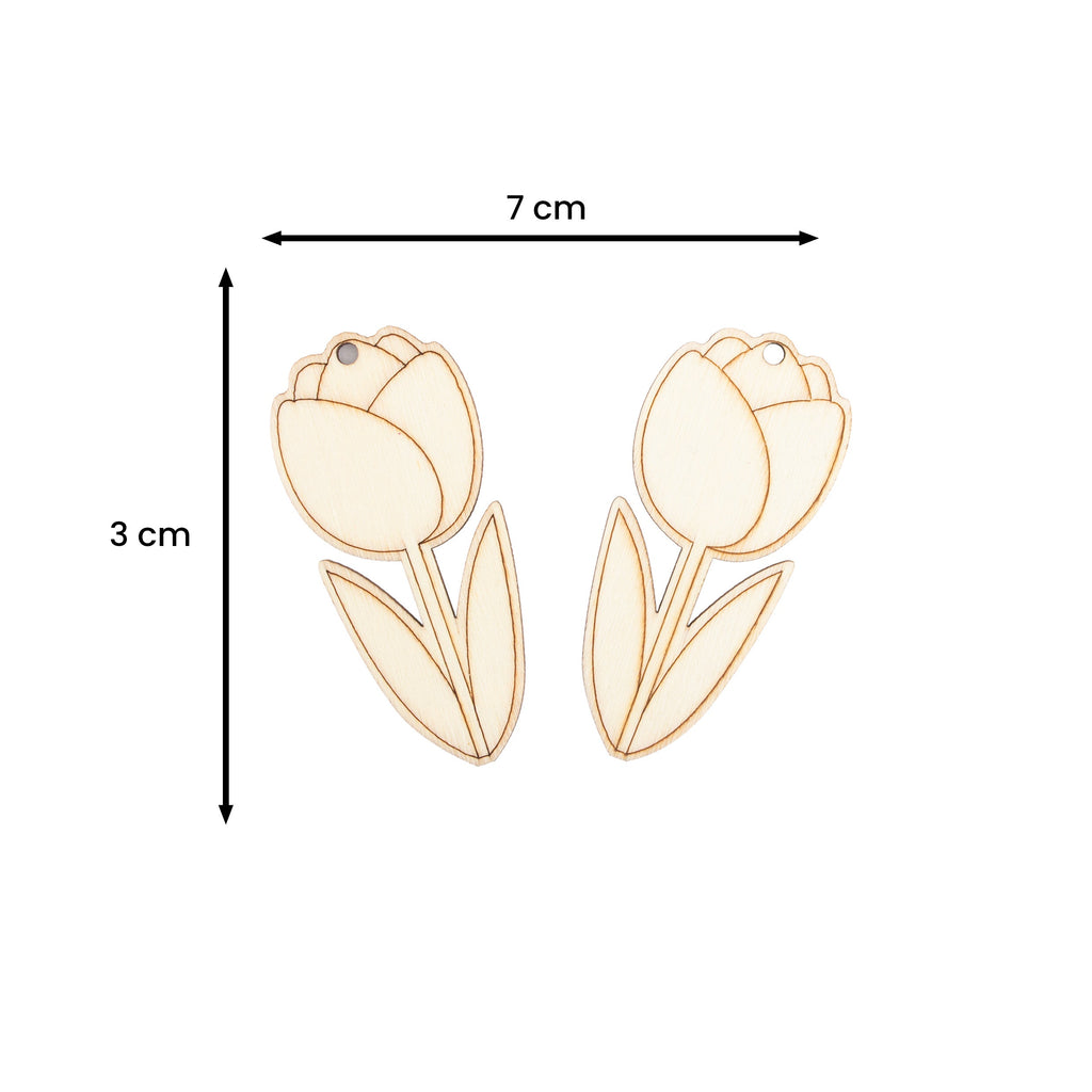 DIY MDF Hanging with sketch Tulip