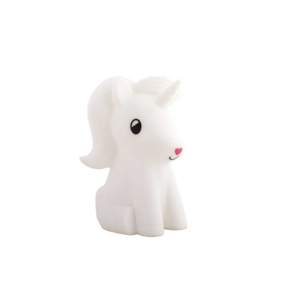 Silicone LED Night Lamp with Acrylic Paint and Brush Unicorn 12.8 x7.1cm