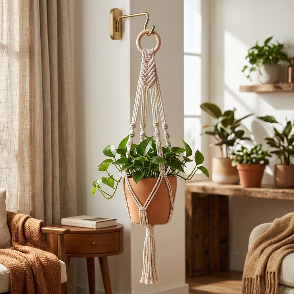 DIY Macrame Boho Plant Hanger Kit BOX IB