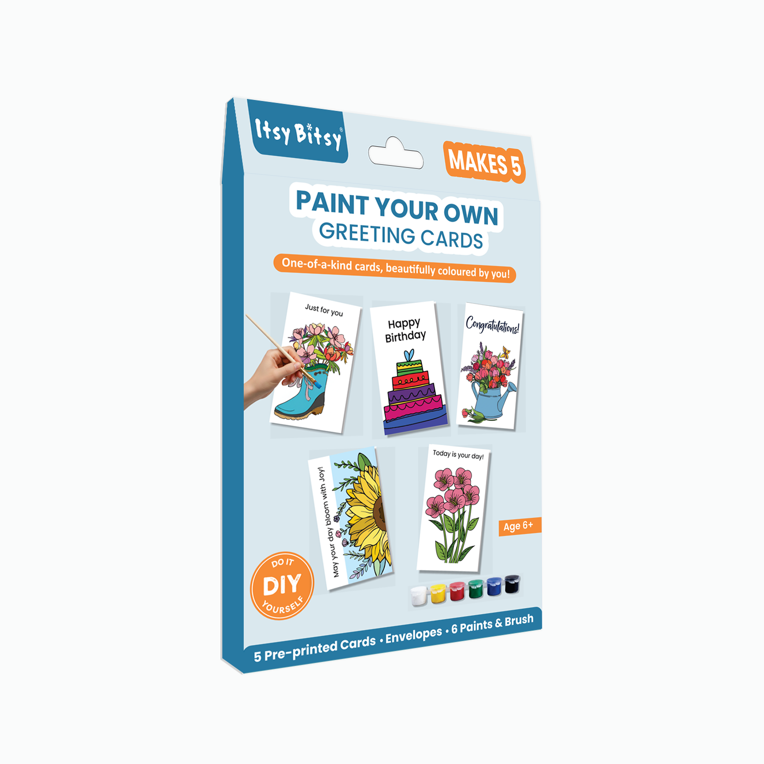 DIY Paint Your Own Greeting Cards Makes 5 BOX