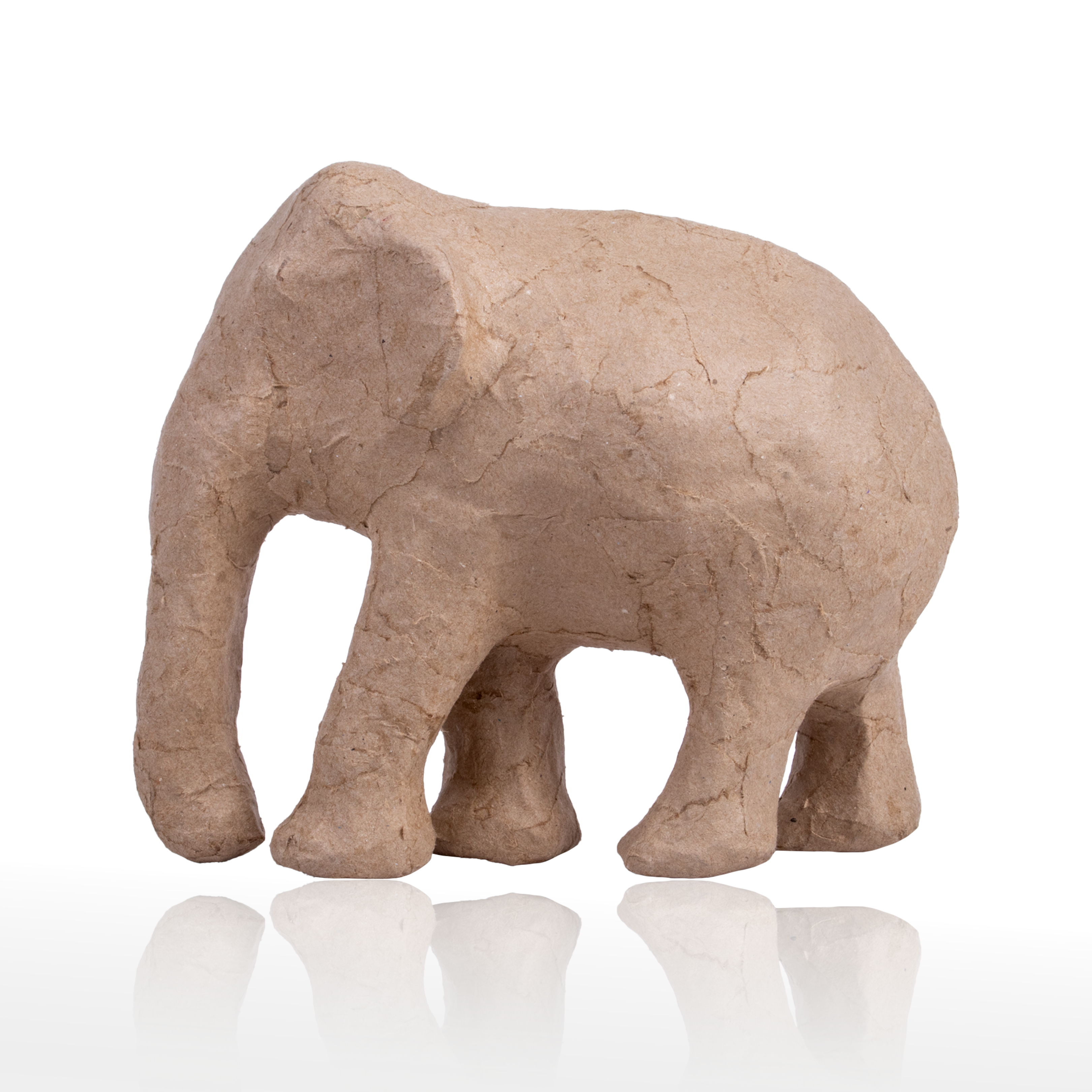 Paper Mache Elephant Big Approx L13 X W6.5 X H11.5Cm 1Pc