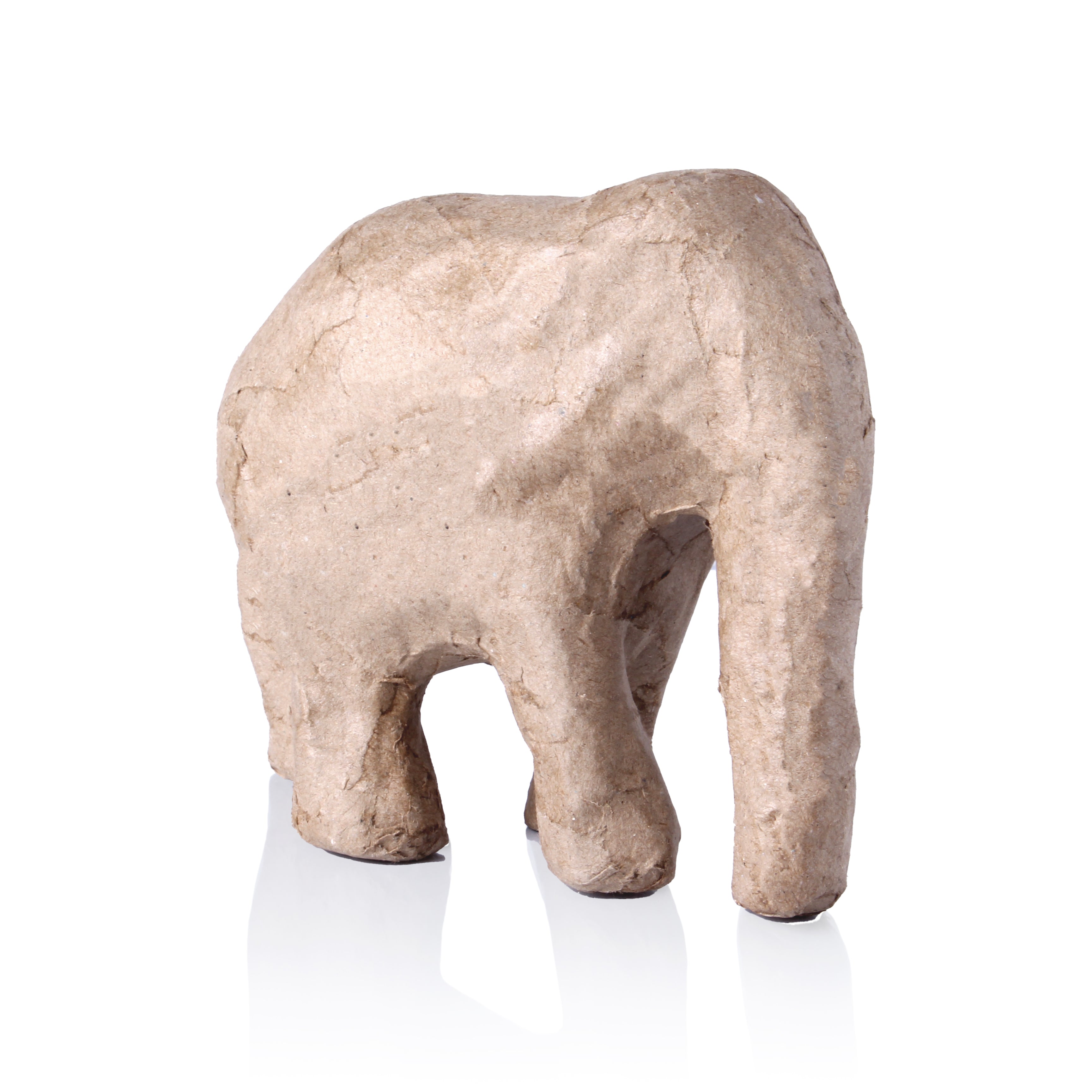Paper Mache Elephant Medium Approx L11.5 X W5.5 X H10cm 1pc