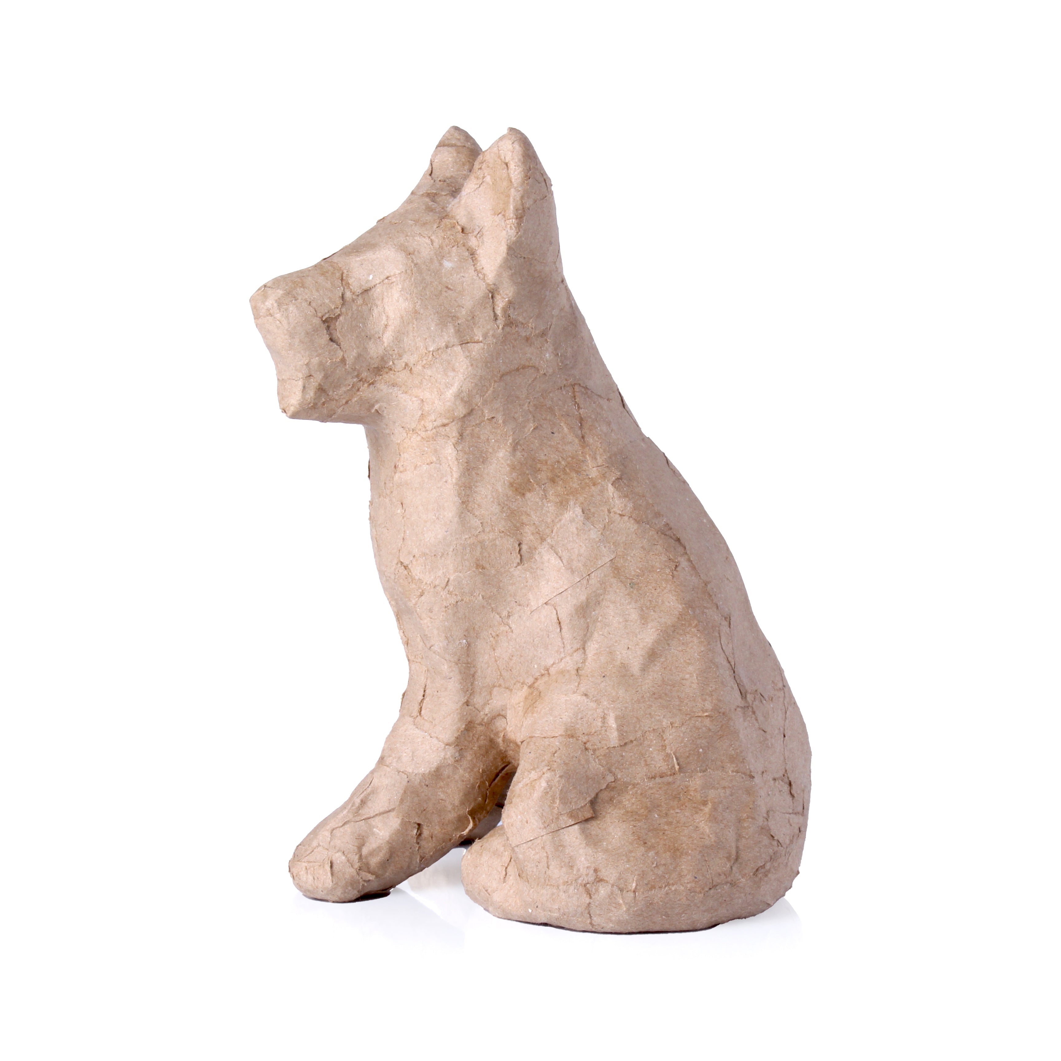 Paper Mache Puppy Approx L12.4 X W13.7 X H19.5cm 1pc