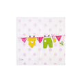 Decoupage Napkin Baby Day - Pink 13 X 13Inch 3Ply 1Pc Pb Ib