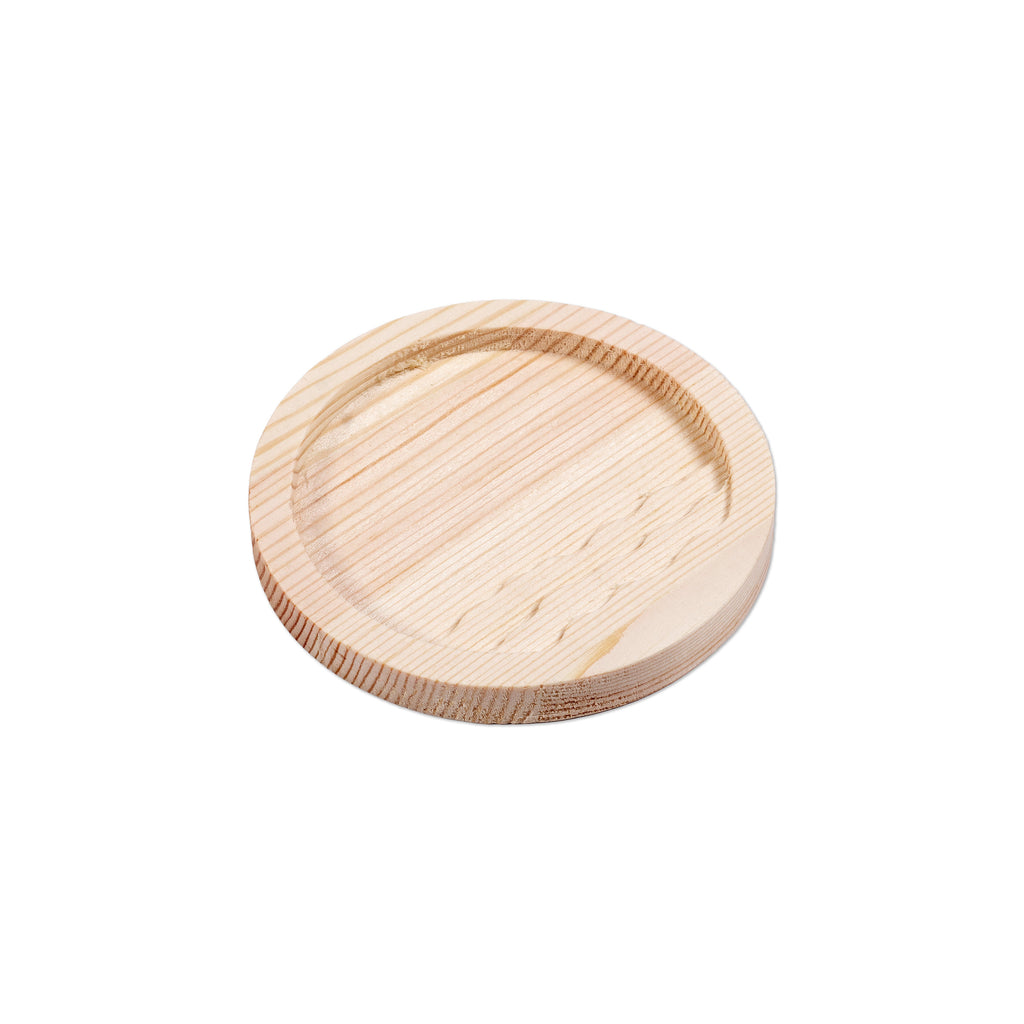 Pinewood Fillable Coaster For Resin Art 4inch DiIA 1PC