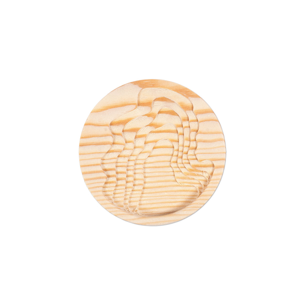 Pinewood Fillable Coaster For Resin Art 4inch DIA 1PC