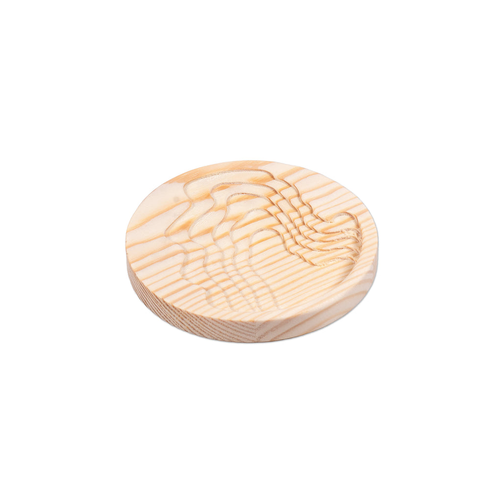 Pinewood Fillable Coaster For Resin Art 4inch DIA 1PC