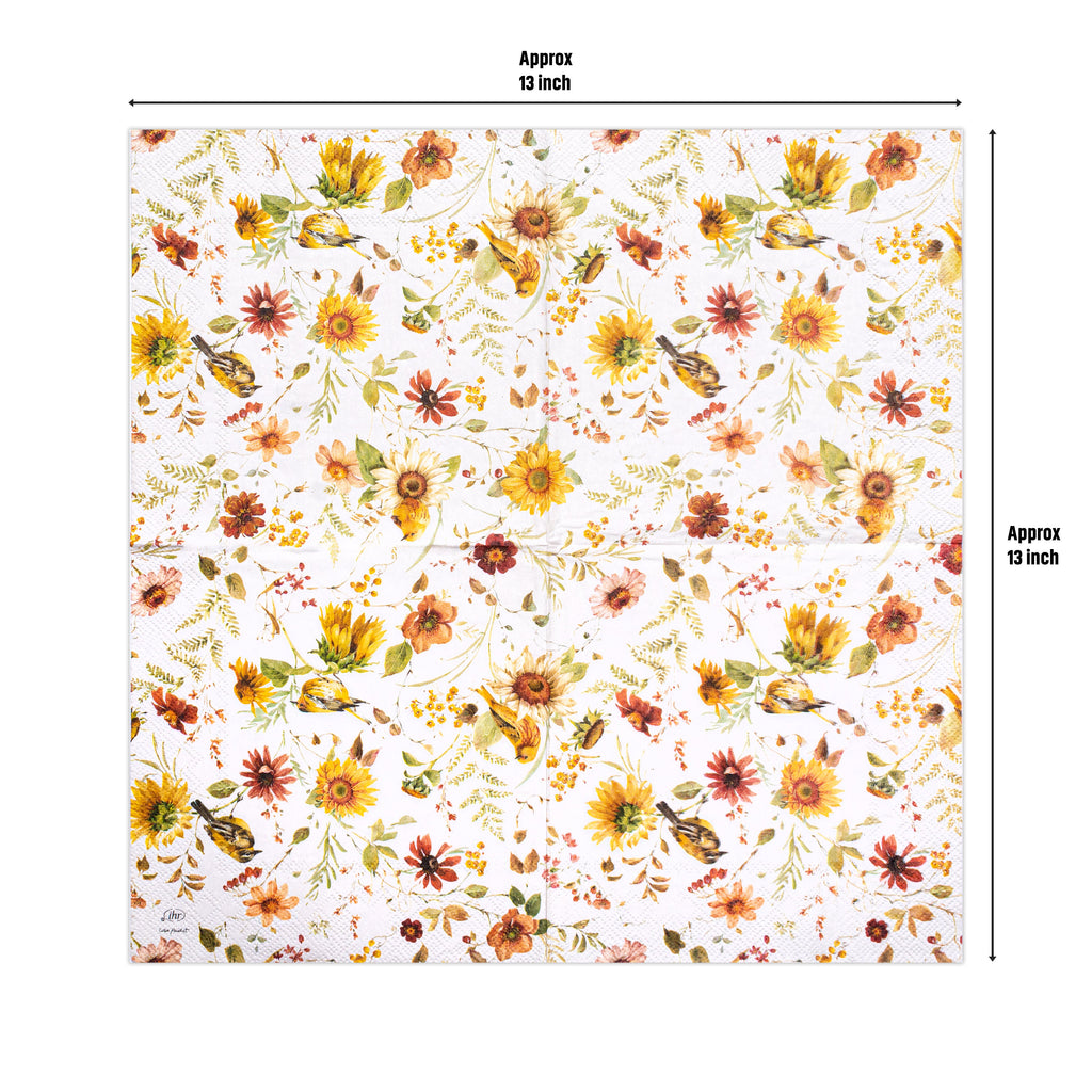Decoupage Napkin Blossom Bonanza 13 X 13inch 3PLY 1pc
