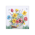 Decoupage Napkin Daffodils and Tulips 13 X 13inch 3PLY 1pc