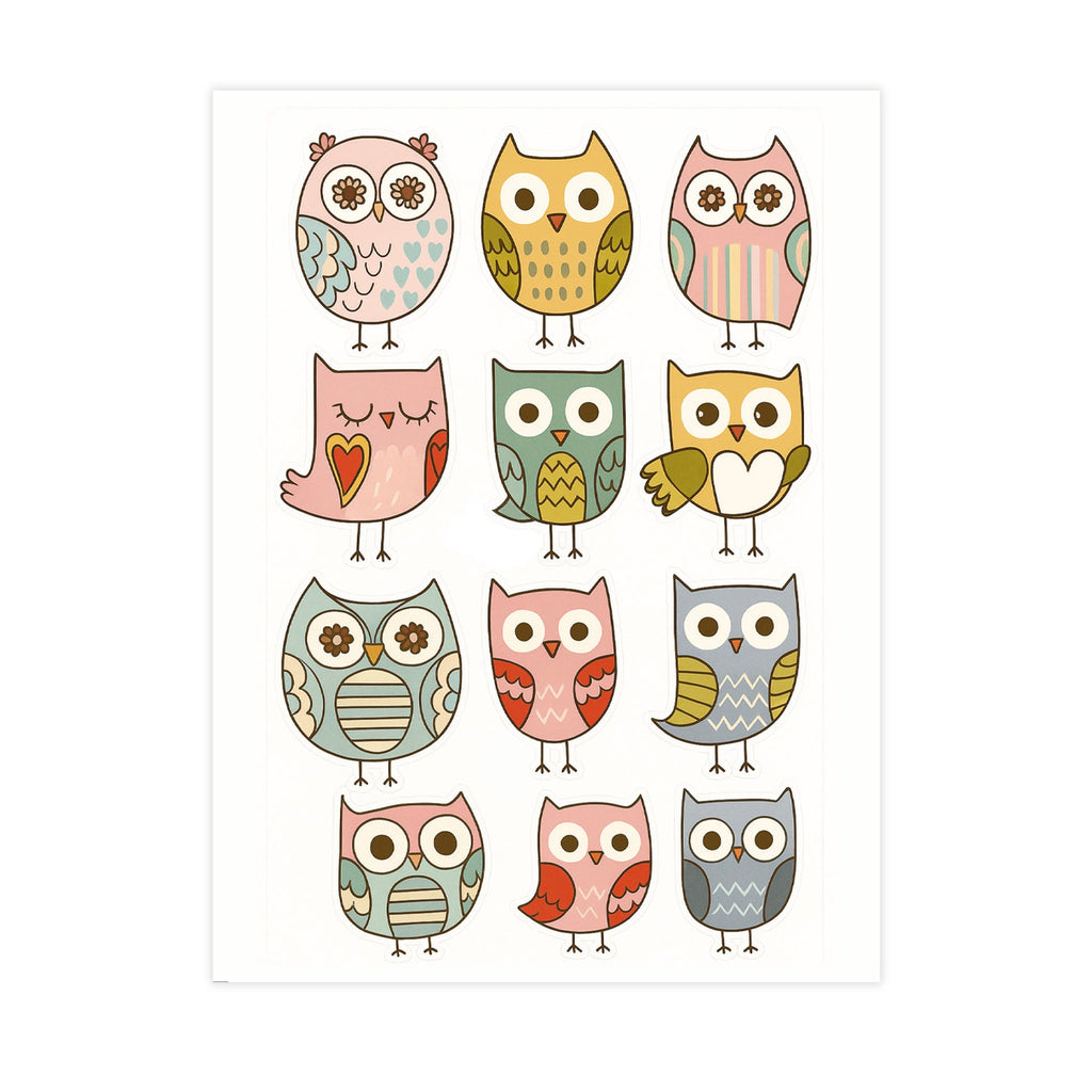 Deco Transfer Sheet Owldorable 9.5inch X 7.5inch 1 Sheet