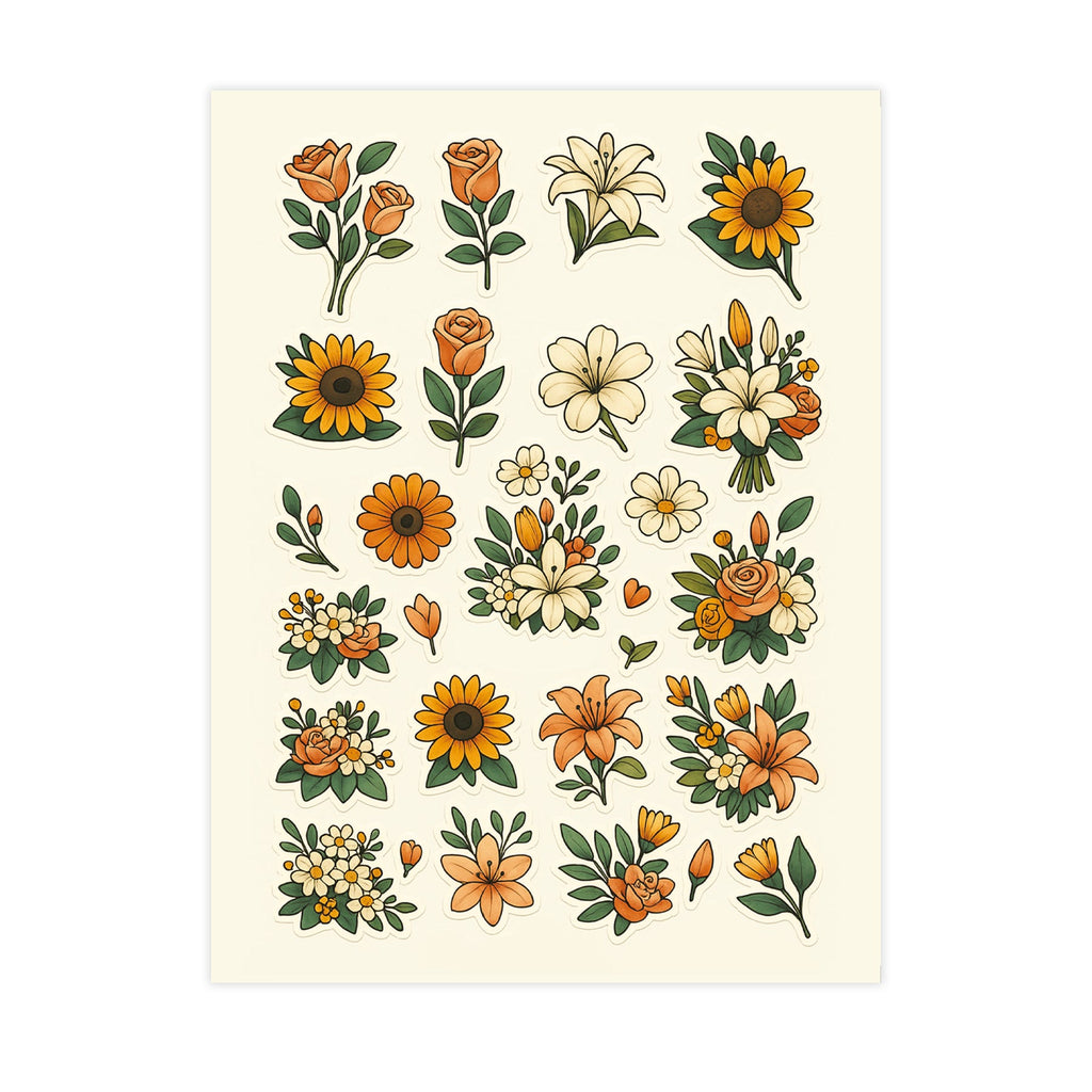 Deco Transfer Sheet Blossom Splendour 9.5inch X 7.5inch 1 Sheet