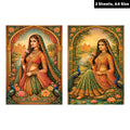 Filament Decoupage Paper Timeless Maharani 2 Designs 60GSM A4 2 Sheets