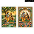 Filament Decoupage Paper Melodies of Vrindavan 2 Designs 60GSM A4 2 Sheets
