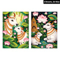 Filament Decoupage Paper Pichwai Pastures 2 Designs 60GSM A4 2 Sheets