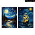 Filament Decoupage Paper Starlight Voyage 2 Designs 60GSM A4 2 Sheets