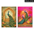 Filament Decoupage Paper Peacock Symphony 2 Designs 60GSM A4 2 Sheets