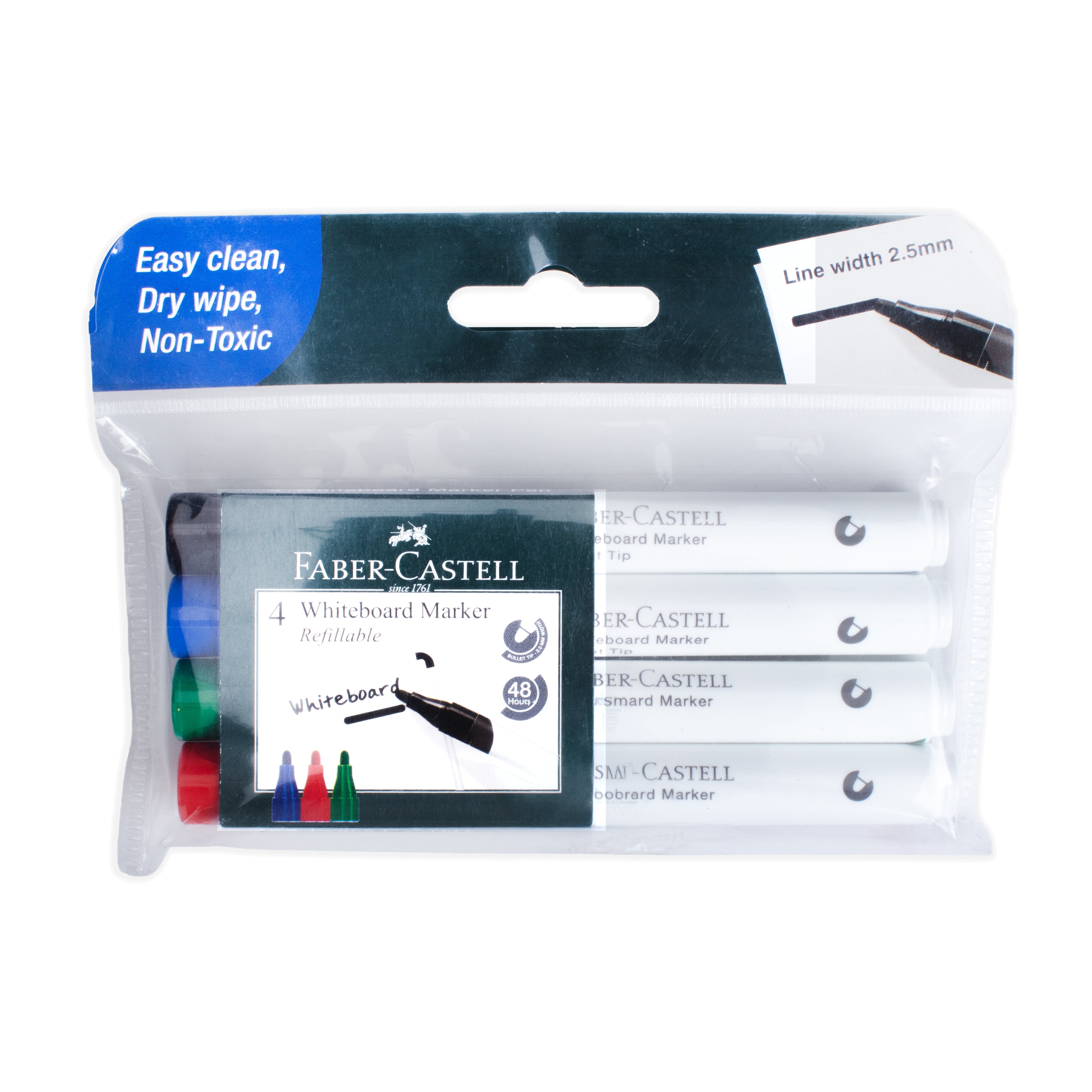 Faber-Castell White Board Marker 4pc