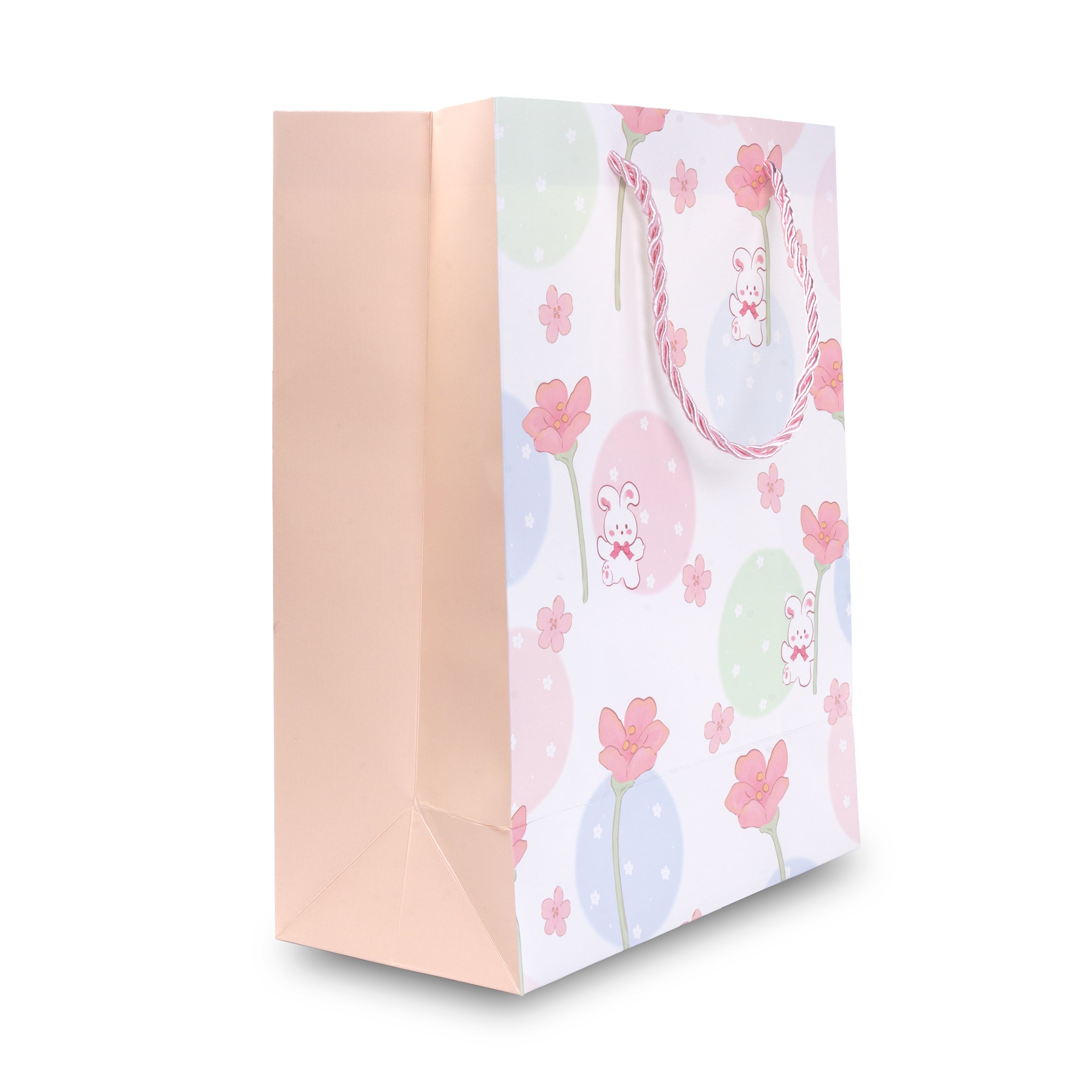 Paper Gift Bag Bunny Garden 13x10inch 1pc
