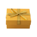 Gift Box with Bow Golden Sparkle L10.5 X W8 X D5.4cm 1 Box