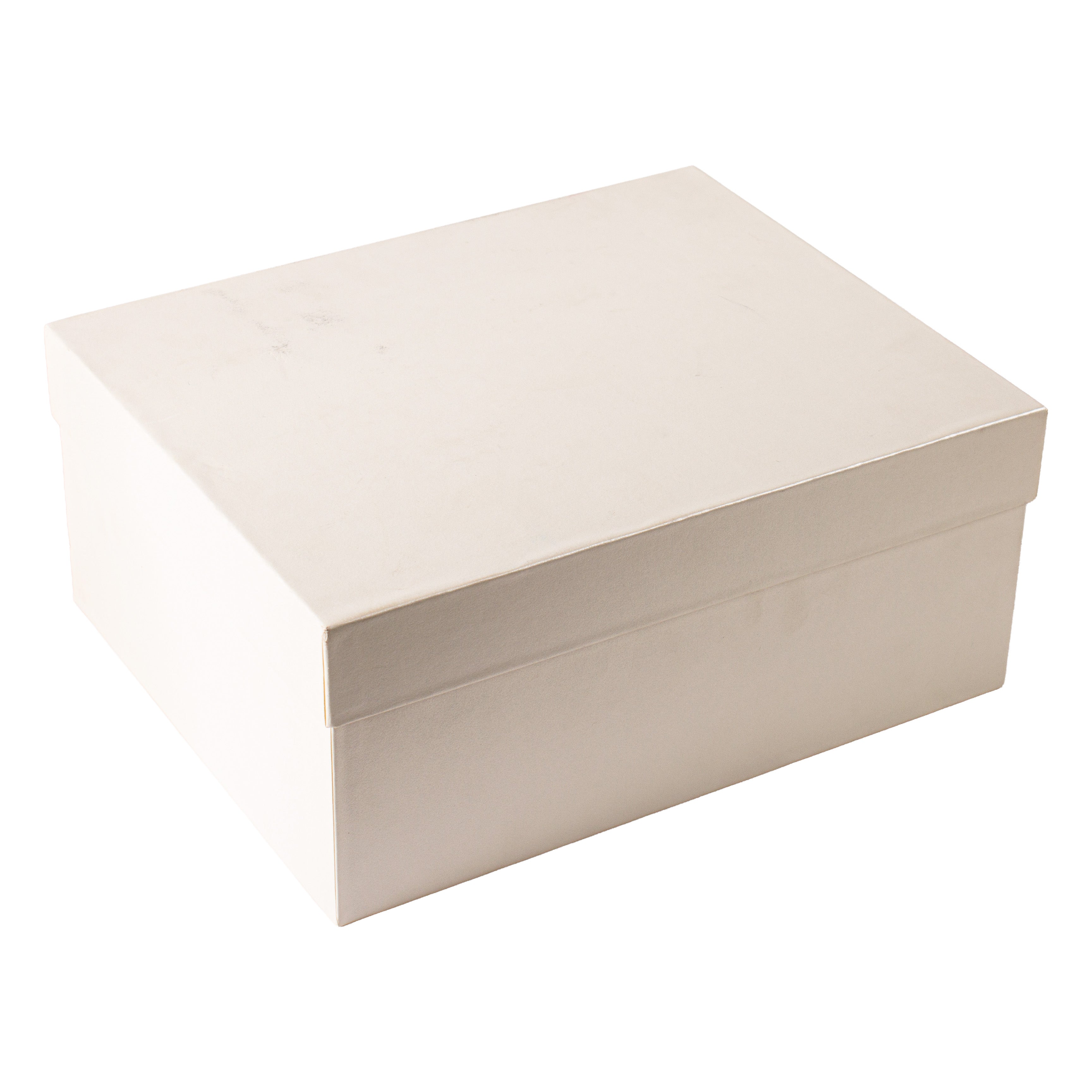 Gift Box Silver Sparkle L25.5 X W20.5 X D13cm 1 Box