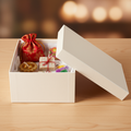 Gift Box Silver Sparkle L25.5 X W20.5 X D13cm 1 Box