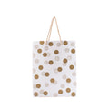 Foil Printed Paper Gift Bag Polka Dot 26 X 32 X 10cm 1pc