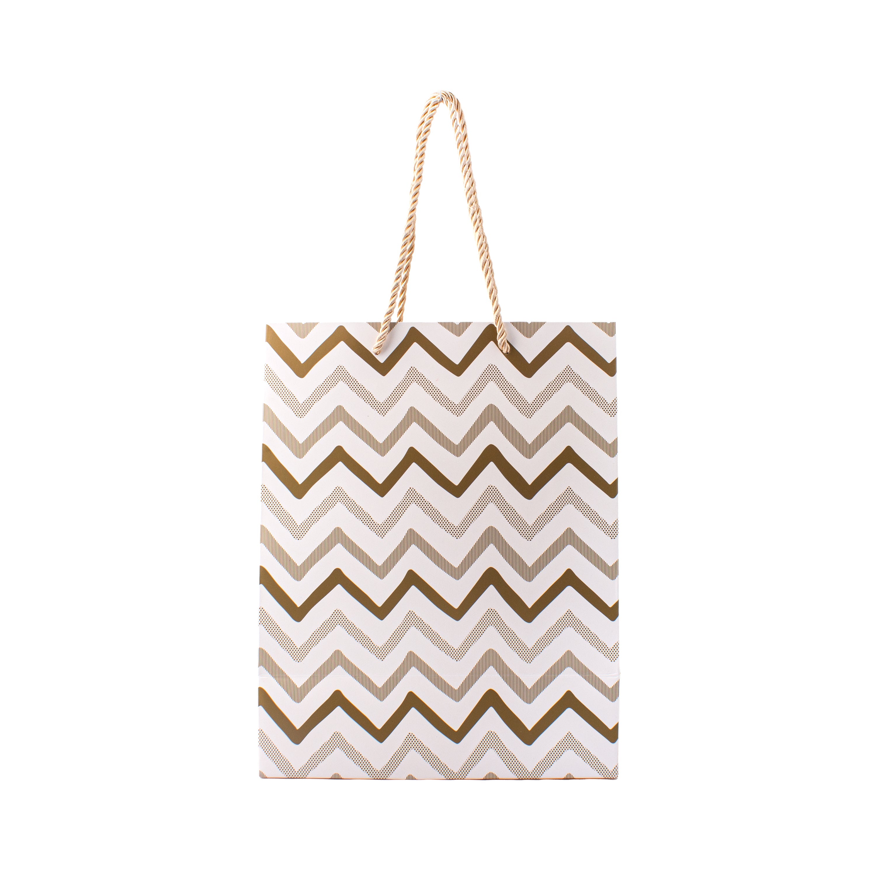 Foil Printed Paper Gift Bag Waves 31 X 42 X 12cm 1pc