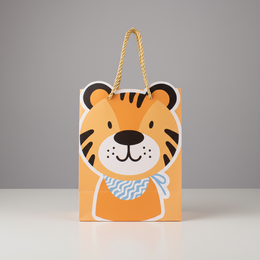 Paper Gift Bag Lion 23 X 18 X 10cm 1pc