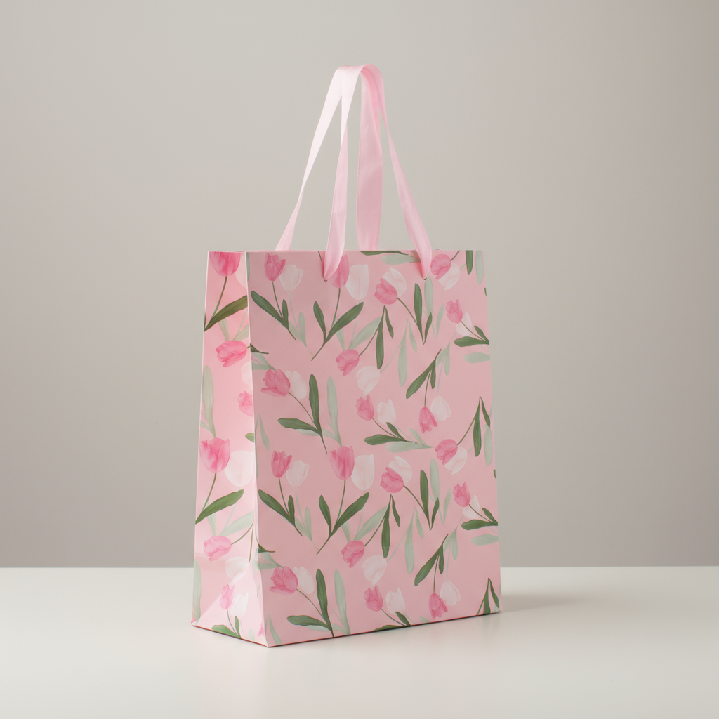 Paper Gift Bag Tulip Delight 23 X 18 X 10cm 1pc