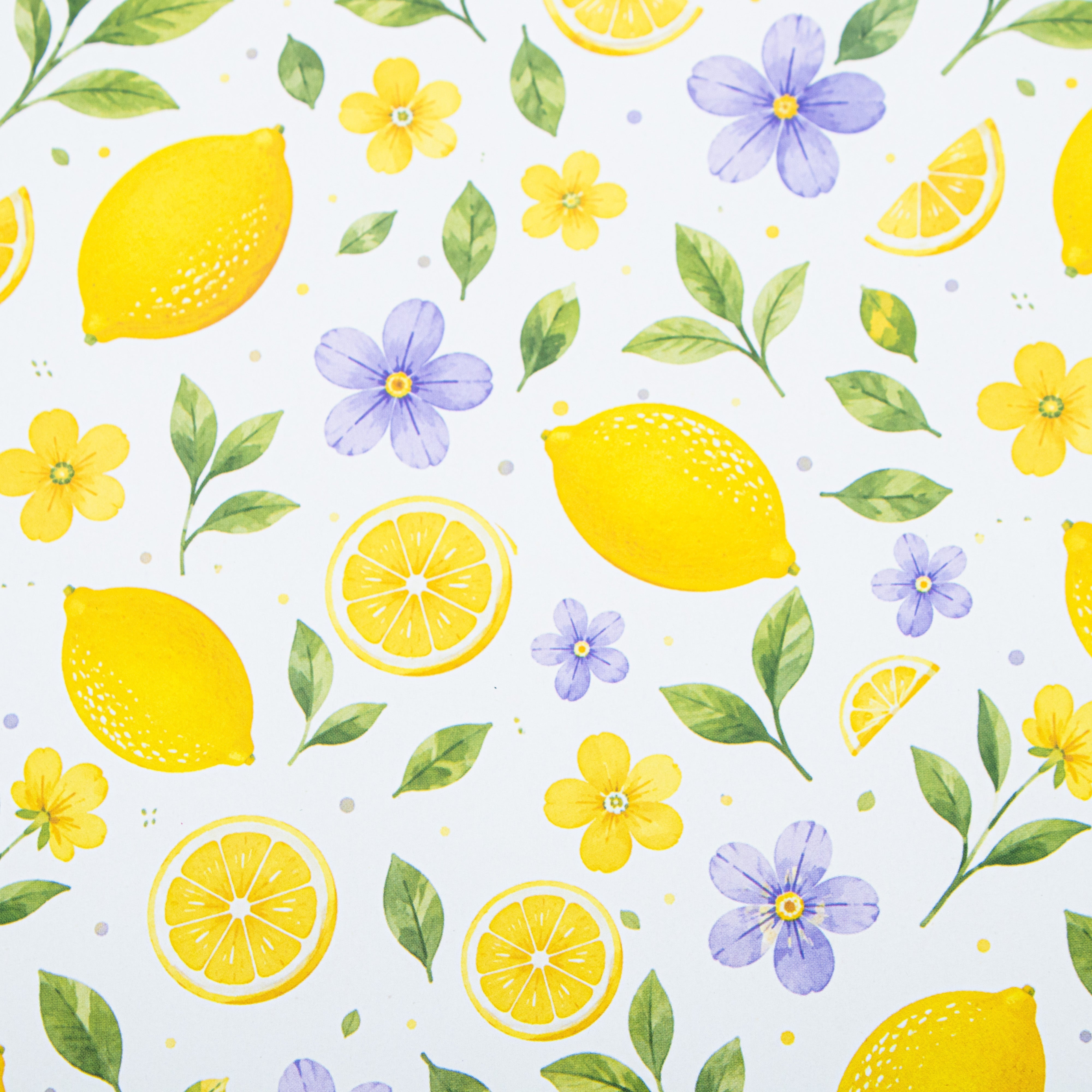 Gift Wrapping Paper Lemon Blossom 27.75 X 19.29inch 1 Sheet