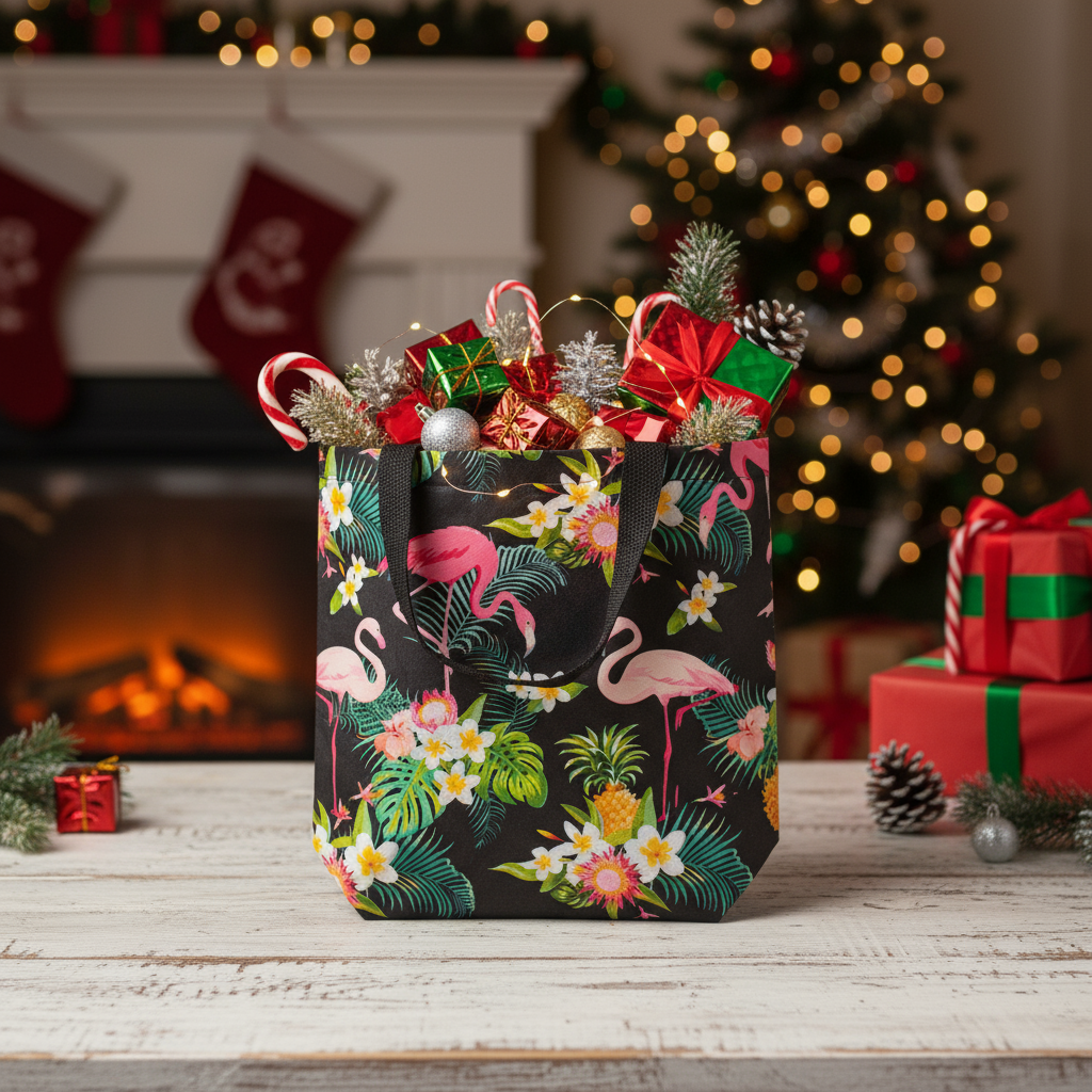 Flamingo Printed Bag Small 1pc
